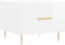 vidaXL - Salontafels - 2 - st - 50x50x40 - cm - bewerkt - hout - hoogglans - wit