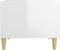 vidaXL - Salontafels - 2 - st - 50x50x40 - cm - bewerkt - hout - hoogglans - wit