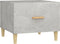 vidaXL - Salontafels - 2 - st - 50x50x40 - cm - bewerkt - hout - betongrijs