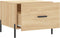 vidaXL - Salontafels - 2 - st - 50x50x40 - cm - bewerkt - hout - sonoma - eikenkleurig
