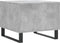 vidaXL - Salontafels - 2 - st - 50x50x40 - cm - bewerkt - hout - betongrijs