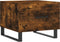 vidaXL - Salontafels - 2 - st - 50x50x40 - cm - bewerkt - hout - gerookt - eikenkleurig