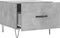 vidaXL - Salontafels - 2 - st - 50x50x40 - cm - bewerkt - hout - betongrijs