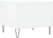 vidaXL - Salontafels - 2 - st - 50x50x40 - cm - bewerkt - hout - hoogglans - wit