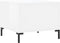 vidaXL - Salontafels - 2 - st - 50x50x40 - cm - bewerkt - hout - hoogglans - wit