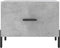 vidaXL - Salontafels - 2 - st - 50x50x40 - cm - bewerkt - hout - betongrijs