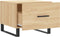 vidaXL - Salontafels - 2 - st - 50x50x40 - cm - bewerkt - hout - sonoma - eikenkleurig