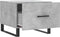 vidaXL - Salontafels - 2 - st - 50x50x40 - cm - bewerkt - hout - betongrijs