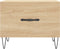 vidaXL - Salontafels - 2 - st - 50x50x40 - cm - bewerkt - hout - sonoma - eikenkleurig