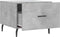 vidaXL - Salontafels - 2 - st - 50x50x40 - cm - bewerkt - hout - betongrijs