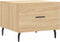 vidaXL - Salontafels - 2 - st - 50x50x40 - cm - bewerkt - hout - sonoma - eikenkleurig
