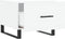 vidaXL - Salontafels - 2 - st - 50x50x40 - cm - bewerkt - hout - wit