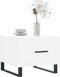vidaXL - Salontafels - 2 - st - 50x50x40 - cm - bewerkt - hout - wit