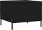 vidaXL - Salontafels - 2 - st - 50x50x40 - cm - bewerkt - hout - zwart