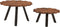 vidaXL - Salontafels - 2 - st - massief - gerecycled - hout - en - ijzer