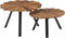 vidaXL - Salontafels - 2 - st - massief - gerecycled - hout