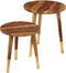 vidaXL - Salontafels - 2 - st - massief - hout