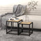 vidaXL - Salontafels - 2 - st - MDF - sonoma - eikenkleurig
