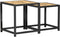 vidaXL - Salontafels - 2 - st - MDF - zwart - en - geel