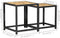 vidaXL - Salontafels - 2 - st - MDF - zwart - en - geel