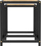 vidaXL - Salontafels - 2 - st - MDF - zwart - en - geel