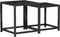 vidaXL - Salontafels - 2 - st - MDF - zwart