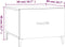 vidaXL - Salontafels - 2 - st - met - metalen - poten - 50x50x40 - cm - gerookt - eiken