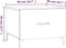 vidaXL - Salontafels - 2 - st - met - metalen - poten - 50x50x40 - cm - grijs - sonoma