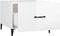 vidaXL - Salontafels - 2 - st - met - metalen - poten - 50x50x40 - cm - hoogglans - wit