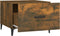vidaXL - Salontafels - 2 - st - met - metalen - poten - 50x50x40 - cm - gerookt - eiken