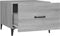 vidaXL - Salontafels - 2 - st - met - metalen - poten - 50x50x40 - cm - grijs - sonoma