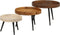 vidaXL - Salontafels - 3 - st - rond - massief - mangohout