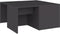 vidaXL - Salontafels - 4 - st - 33x33x33 - cm - bewerkt - hout - grijs