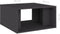 vidaXL - Salontafels - 4 - st - 33x33x33 - cm - bewerkt - hout - grijs