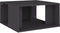 vidaXL - Salontafels - 4 - st - 33x33x33 - cm - bewerkt - hout - grijs