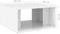 vidaXL - Salontafels - 4 - st - 33x33x33 - cm - bewerkt - hout - hoogglans - wit