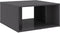 vidaXL - Salontafels - 4 - st - 33x33x33 - cm - bewerkt - hout - hoogglans - grijs