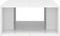vidaXL - Salontafels - 4 - st - 33x33x33 - cm - bewerkt - hout - hoogglans - wit