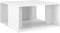 vidaXL - Salontafels - 4 - st - 33x33x33 - cm - bewerkt - hout - hoogglans - wit