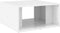vidaXL - Salontafels - 4 - st - 33x33x33 - cm - bewerkt - hout - hoogglans - wit