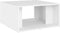 vidaXL - Salontafels - 4 - st - 33x33x33 - cm - bewerkt - hout - wit
