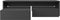 vidaXL - Salontafelset - 100x100x26,5 - cm - bewerkt - hout - grijs