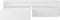 vidaXL - Salontafelset - 100x100x26,5 - cm - bewerkt - hout - wit