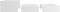 vidaXL - Salontafelset - 100x100x26,5 - cm - bewerkt - hout - wit