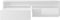 vidaXL - Salontafelset - 100x100x26,5 - cm - hoogglans - wit