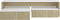 vidaXL - Salontafelset - 100x100x26,5 - cm - wit - en - sonoma - eikenkleurig