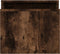 vidaXL - Salontafelset - 100x48x40 - cm - bewerkt - hout - gerookt - eikenkleurig