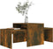 vidaXL - Salontafelset - 100x48x40 - cm - bewerkt - hout - gerookt - eikenkleurig
