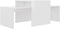 vidaXL - Salontafelset - 100x48x40 - cm - bewerkt - hout - hoogglans - wit