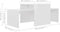 vidaXL - Salontafelset - 100x48x40 - cm - bewerkt - hout - hoogglans - wit
